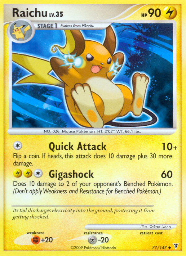 Supreme Victors Raichu #77/147